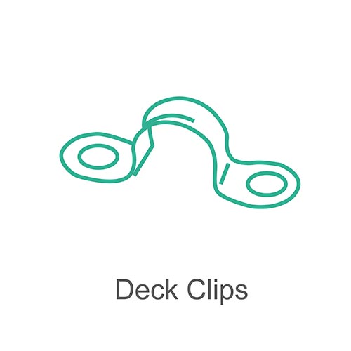 Deck clips