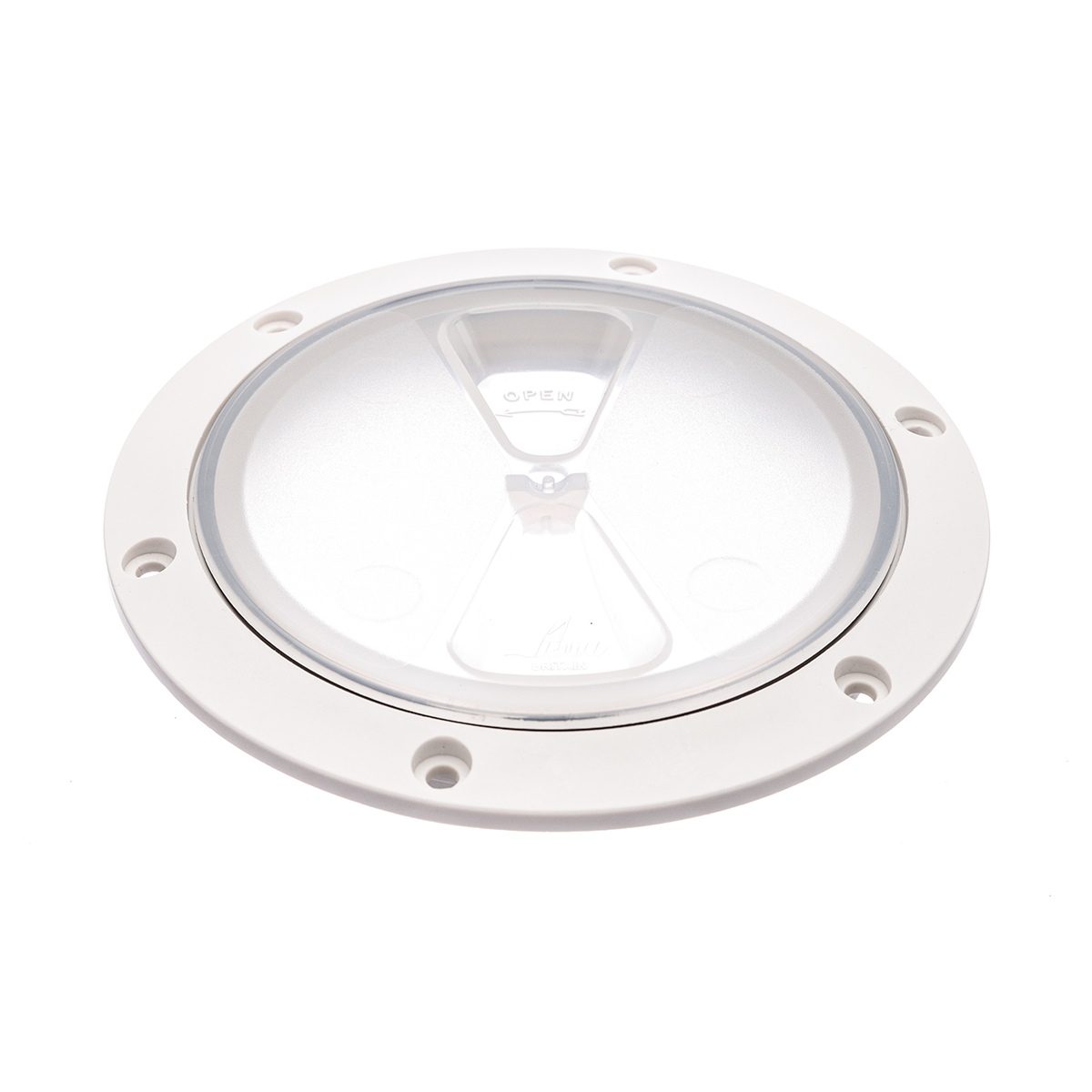 R4043L - Screw Insp Cover 100mm  (Clear/White) (Pk Size: 1)