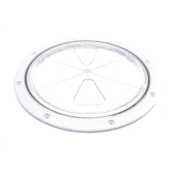 R4083L - Screw Insp Cover Clear 200mm (Clear/White) (Pk Size: 1)