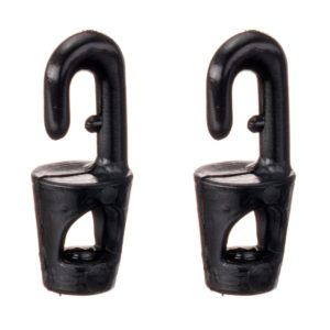 R8402T - Hook 4mm Black (Pk Size:100)