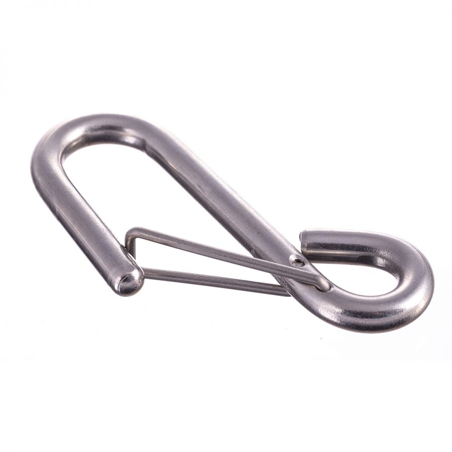 R8490T - Hook 6mm & Spring Retainer s/s (Pk Size: 50) - RWO Marine