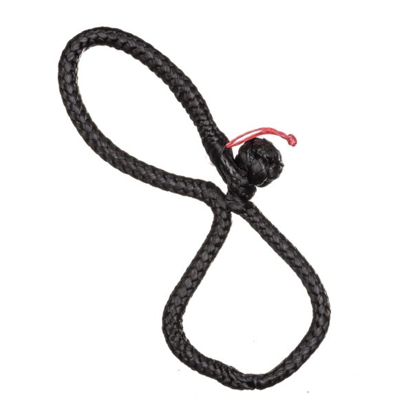 R8955 - soft shackle with fixing loop 3x60x60mm black